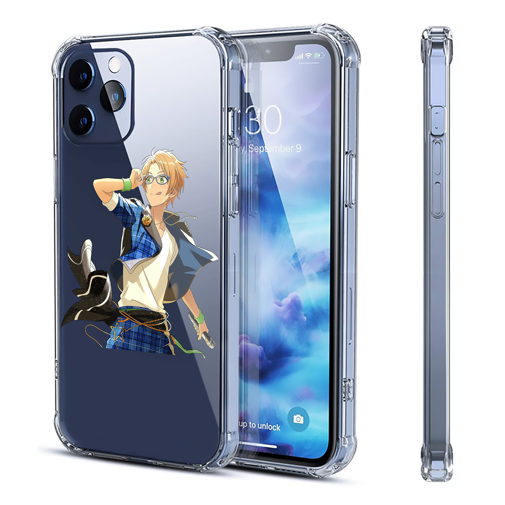 （画像用） あんさんぶるスターズ! Ensemble Stars 【iPhone 12シリーズ対応】透明スマホケース（クリアソフトケース）